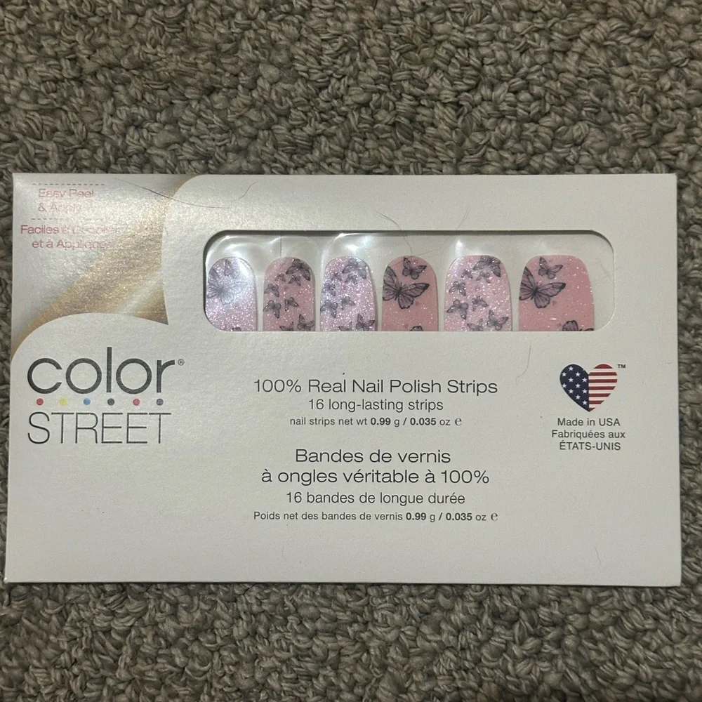 Color Street How Time Butterflies Nail Strips - Picture 1 of 3